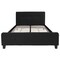 Merrick Lane Clarendon Platform Bed Contemporary Tufted Upholstered Platform Bed with Footboard